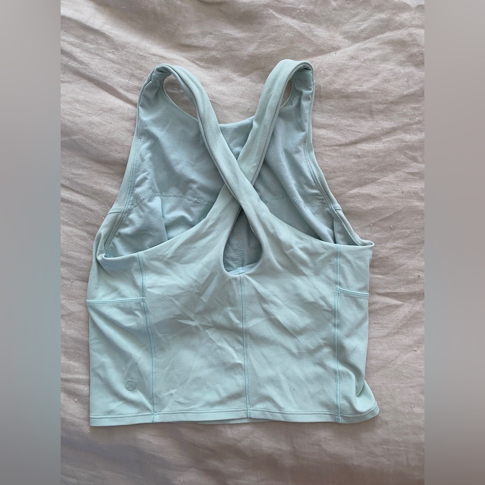 Lululemon Razorback Turquoise Top - Picture 3 of 6